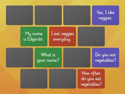 Healthy food habits. Level A1