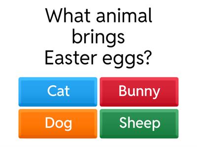 Easter Quiz - ESL