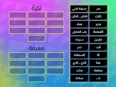 النكرة-والمعرفة