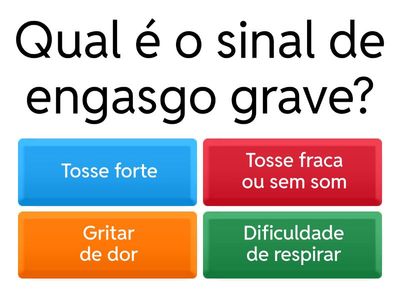 Como Agir em Casos de Engasgo 