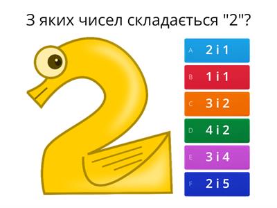 Склад чисел 2-9