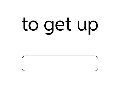 Mi rutina diaria - Infinitives - Write the answer