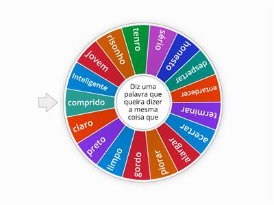 Jogo de sinónimos