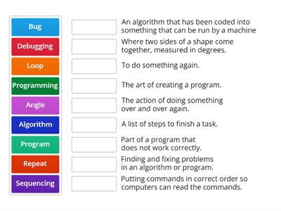 Coding Vocabulary 