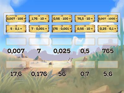 Множення десяткових дробів