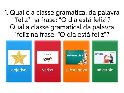 Quiz de Gramática - Ensino Fundamental