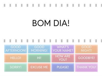 GREETINGS AND INTRODUCTIONS