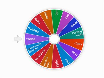 Частини тіла