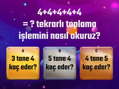 2. Sınıf Çarpma ve tekrarlı toplama soruları