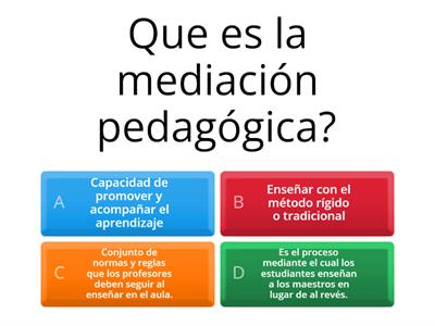 Recursos y materiales físicos para mediación pedagógica 