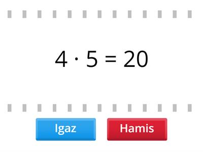 Szorzótáblák gyakorlása (1-7)