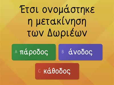 ✔ Ιστορία Δ' Τάξη 1η Ενότητα	Γεωμετρικά Χρόνια ©Ιφιγένεια Σταμούλη