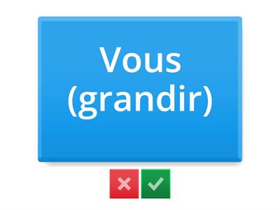 Flash cards: "ir" conjugations