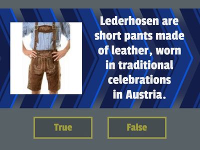 Austria: True or False
