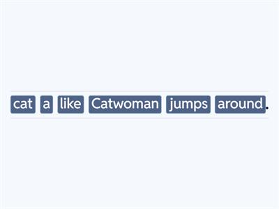 unjumble catwoman lesson 2
