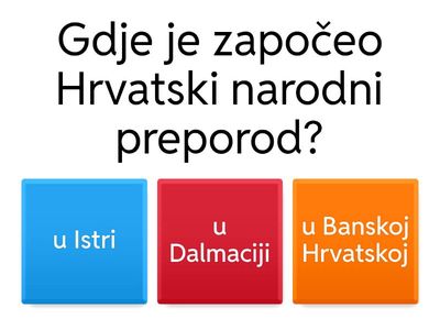 Povijest ponavljanje 7. razred