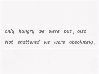 C1 writing checklist: inversions