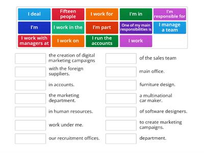 work - collocations. 