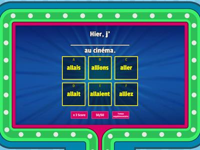 Quiz-ALLER - imparfait