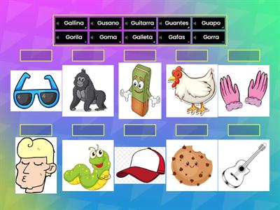 Palabras con GA, GO, GU