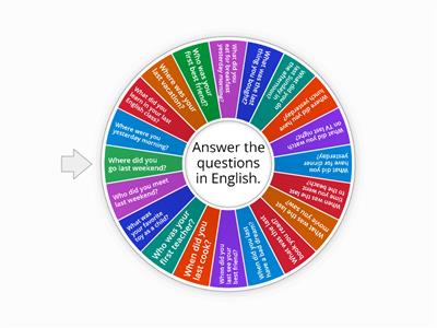 Past Simple -  Conversation Questions 