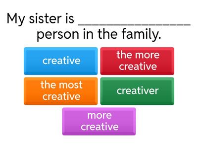 Comparatives and Superlatives