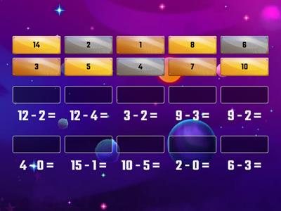 Math Subtraction within 20 (B)