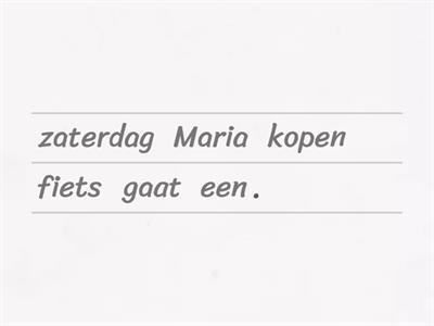Zinnen met twee werkwoorden