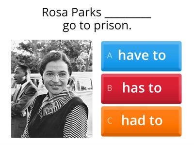 HAD TO / DIDN'T HAVE TO