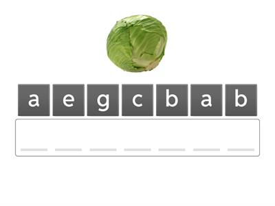 Englisch: vegetables