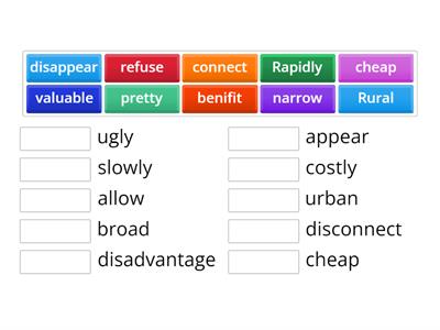 Antonyms