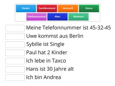 Momente A1.1 Lektion 1 Personalinformationen