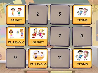 MEMORY GIOCHI SPORTIVI