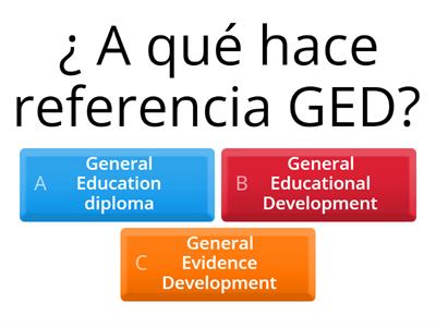 GED GENERALIDADES