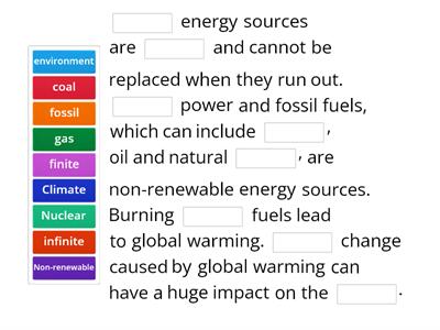 Non-Renewable Energy Sources