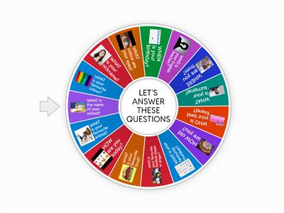 QUESTION WORDS ELEMENTARY
