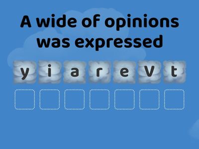 Use of English part 3