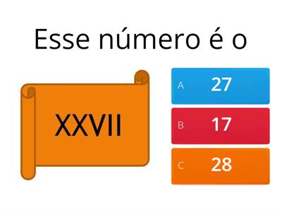 Sistema de Numeração Romano