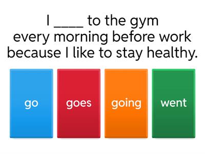 Present Simple - Affirmative and Negative