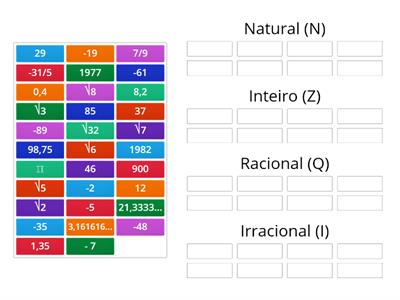 Exercícios - Conjuntos Numéricos (REVISÃO GERAL)