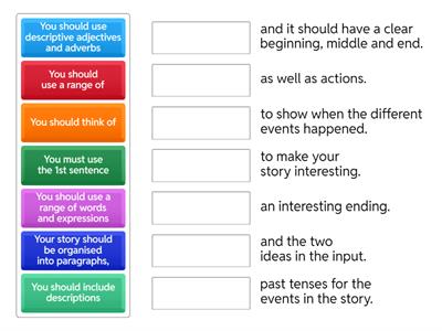 FCE for schools. Writing a story. DO's