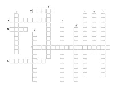 Holidays. Outcomes Elementary. Unit 4. Crossword