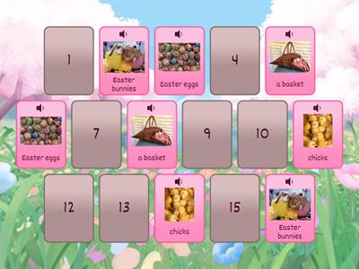 Easter vocabulary kids 