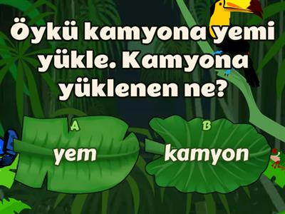 Ö sesi okuduğunu anlama