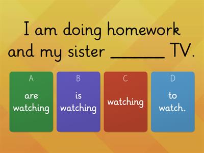 แบบฝึกหัด Present Continuous Tense