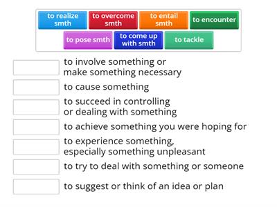 Problems and solutions verbs