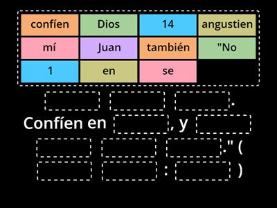 Lección 18 Secundaria Versículo de Memoria