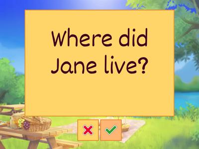 "Jane's clever idea" questions Kids