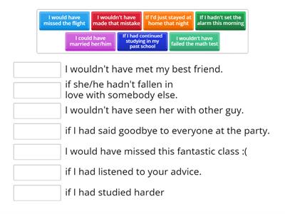 L5u4 X Third conditional - Matching