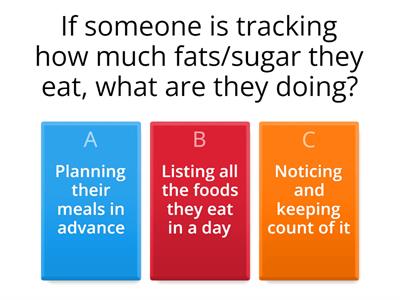 Food preferences (quiz)